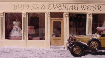 Bridal shop facade