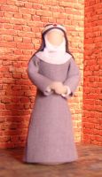 Birgittine (or Bridgettine) nun, front